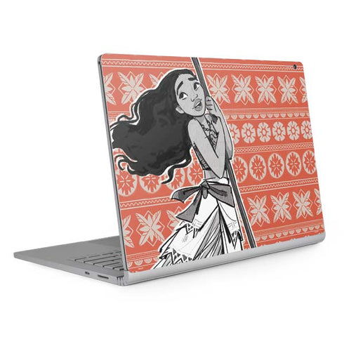 Disney Moana Character Tropical Print Art Surface Book 2 15in Skin